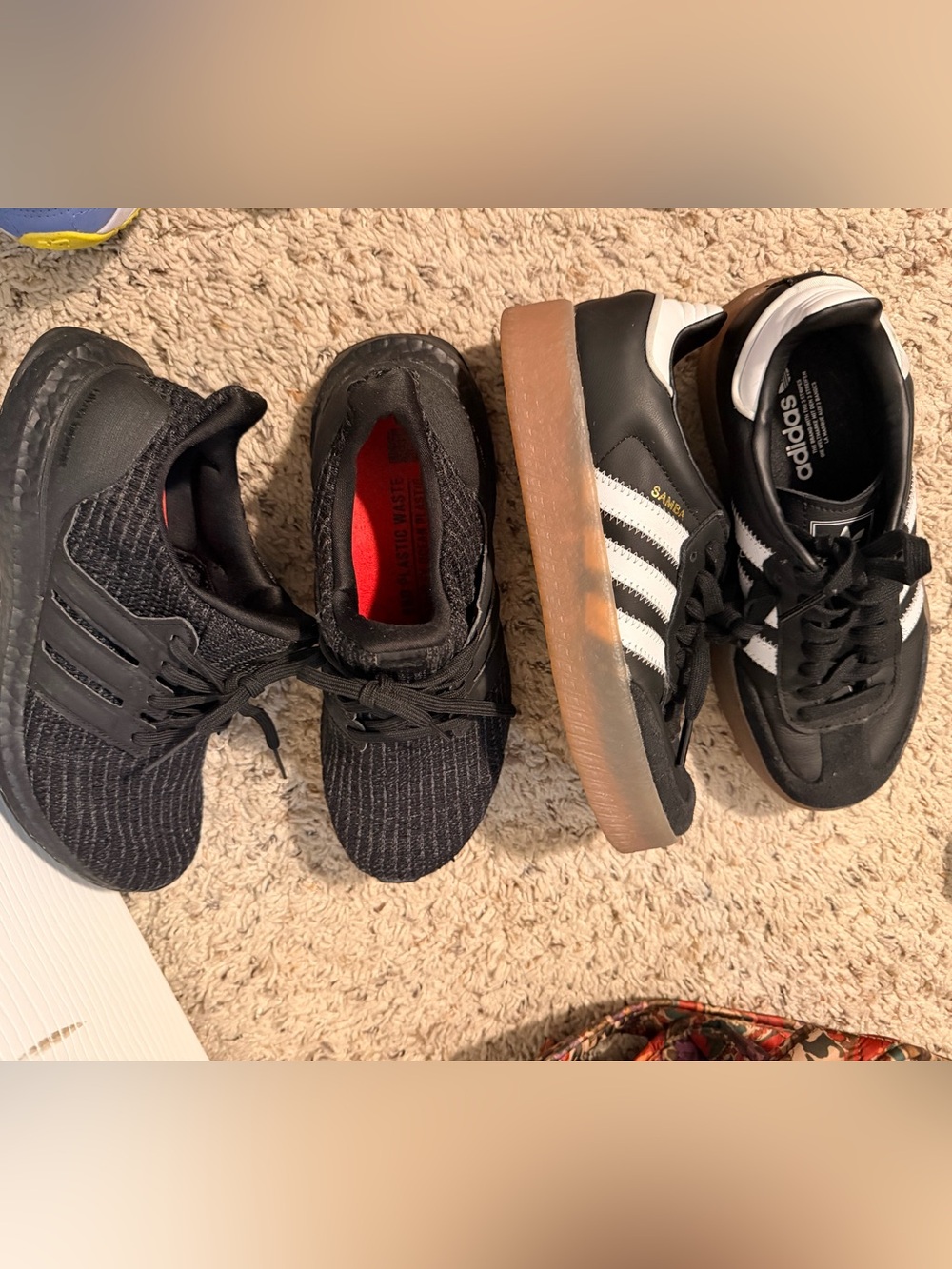 adidas Samba Sneakers in Black and White 6.5, kids ultra boost sz 5=womens 6.5
